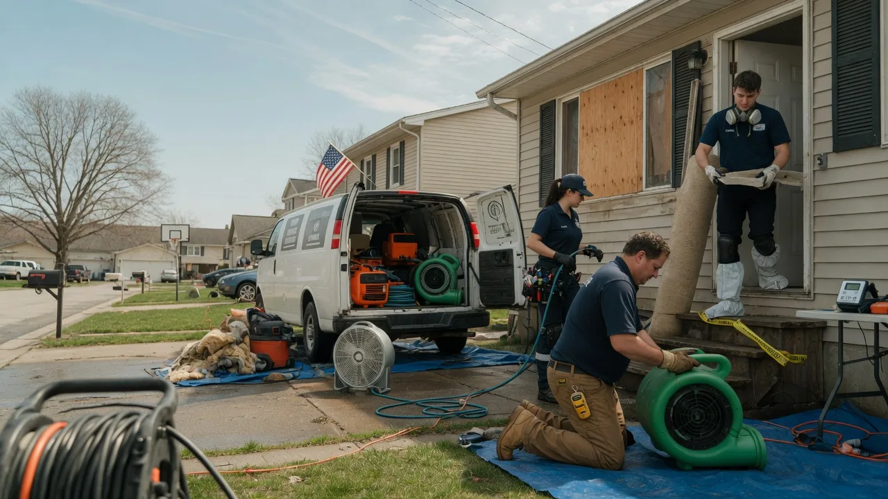 Water Damage Restoration in Rantoul, KS near me
